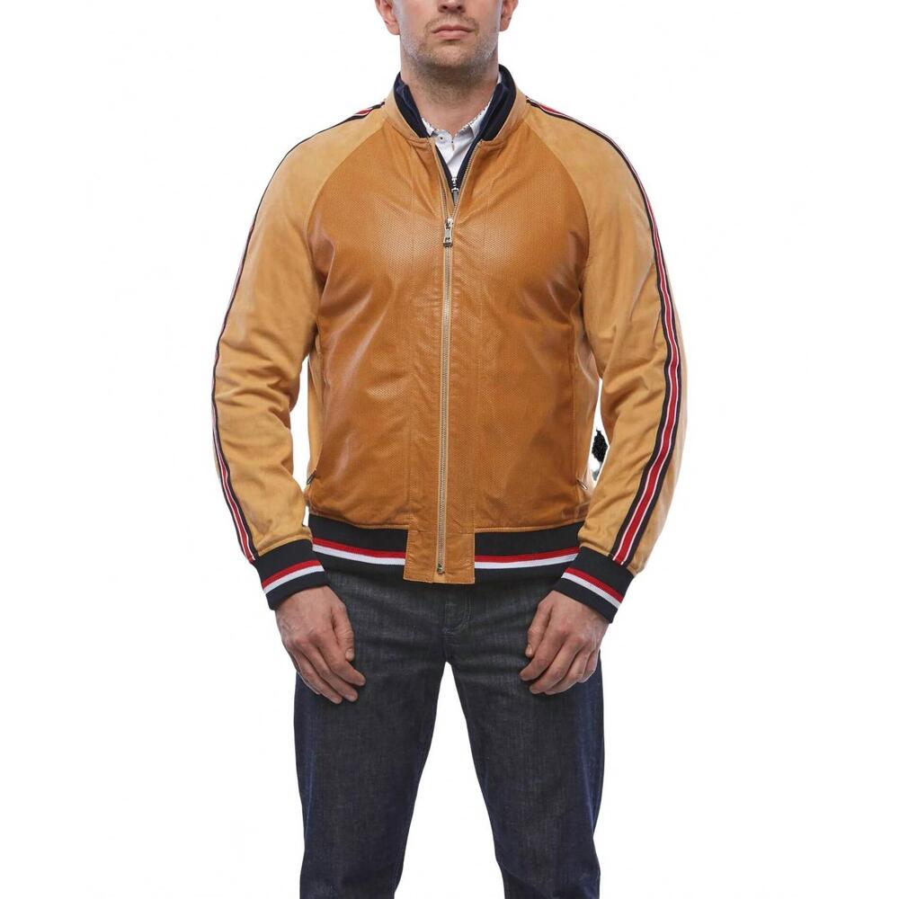 NEW LUSSO BENI hampi bomber jacket in mustard